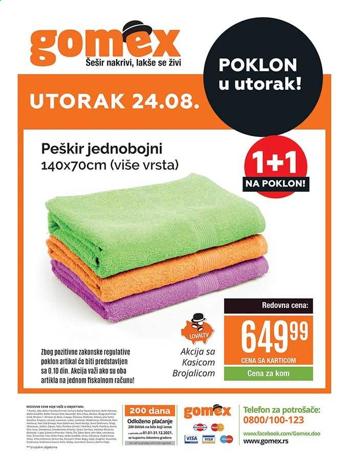 Gomex katalog - 24.08.2021 - 24.08.2021. Stranica 1