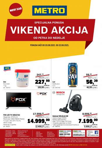 Metro katalog - 20.08.2021 - 22.08.2021.