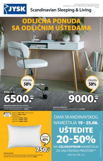 JYSK katalog - 19.08.2021 - 01.09.2021.