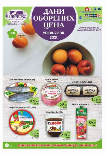 Europrom katalog - 20.08.2021 - 29.08.2021.