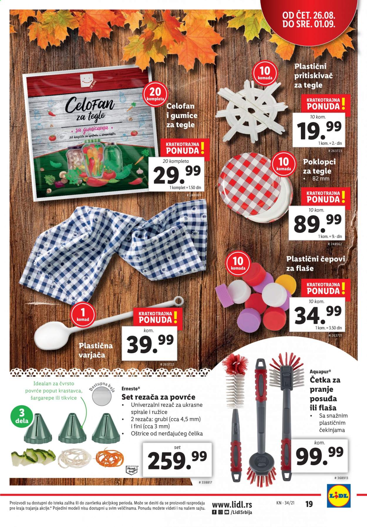 Lidl katalog - 26.08.2021 - 01.09.2021. Stranica 19