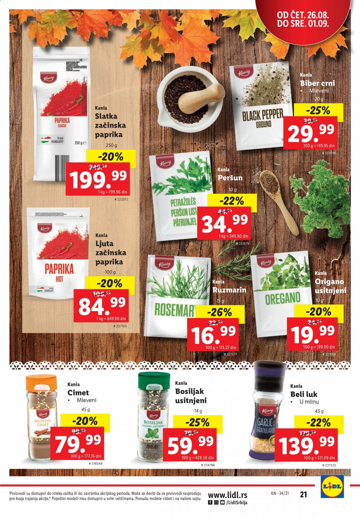 Lidl katalog - 26.08.2021 - 01.09.2021. Stranica 21