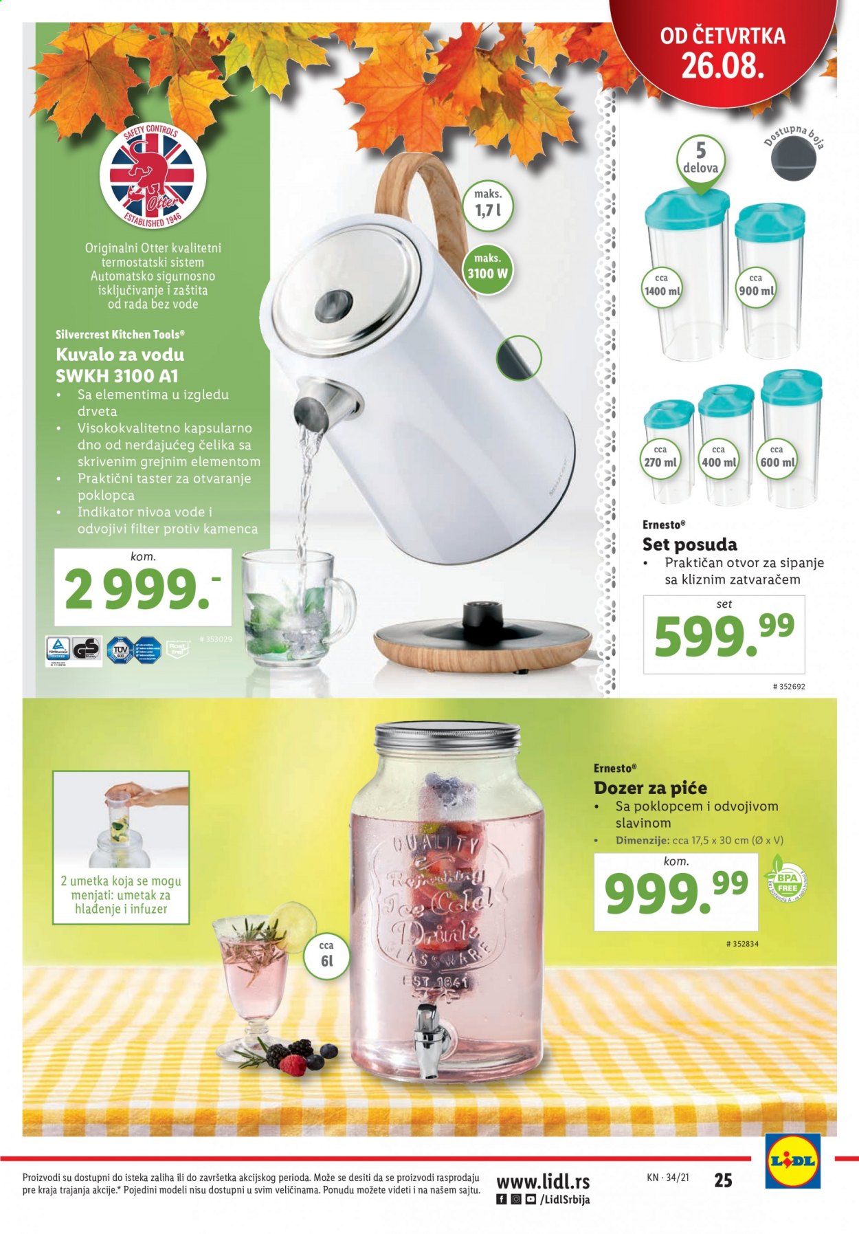 Lidl katalog - 26.08.2021 - 01.09.2021. Stranica 25