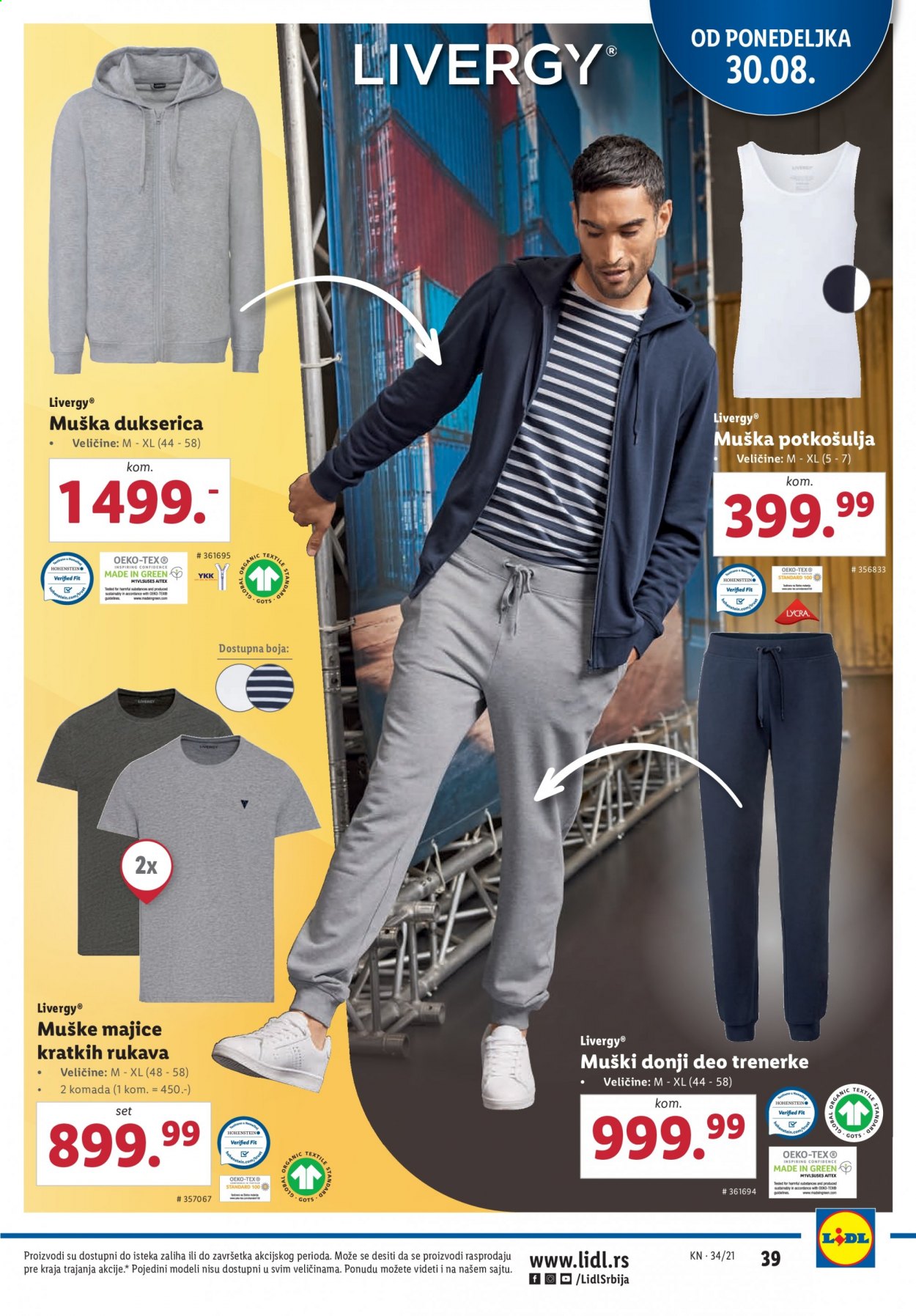 Lidl katalog - 26.08.2021 - 01.09.2021. Stranica 39