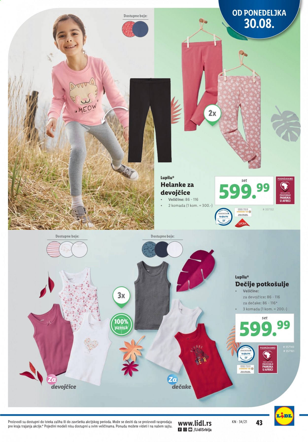 Lidl katalog - 26.08.2021 - 01.09.2021. Stranica 43