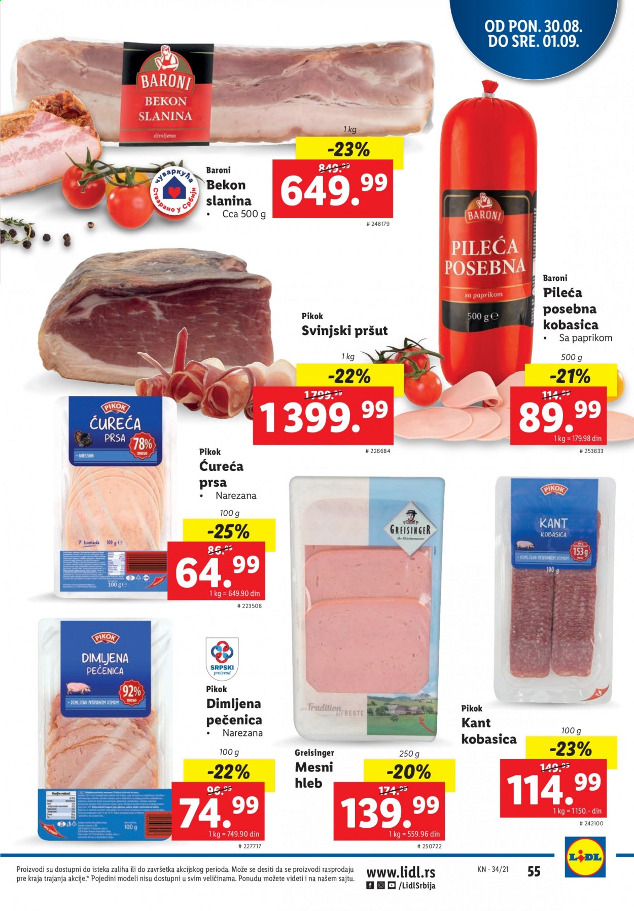 Lidl katalog - 26.08.2021 - 01.09.2021. Stranica 55