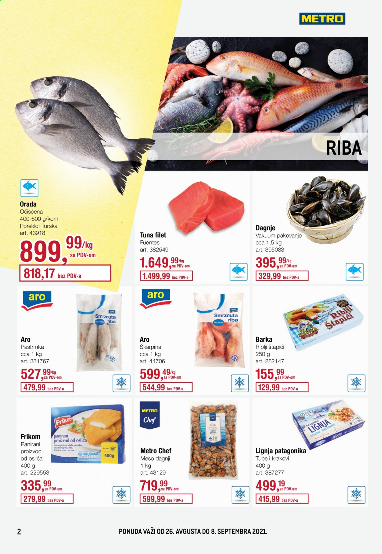 Metro katalog - 26.08.2021 - 08.09.2021. Stranica 2