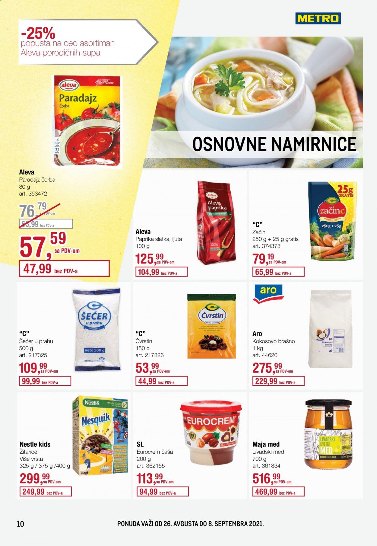 Metro katalog - 26.08.2021 - 08.09.2021. Stranica 10
