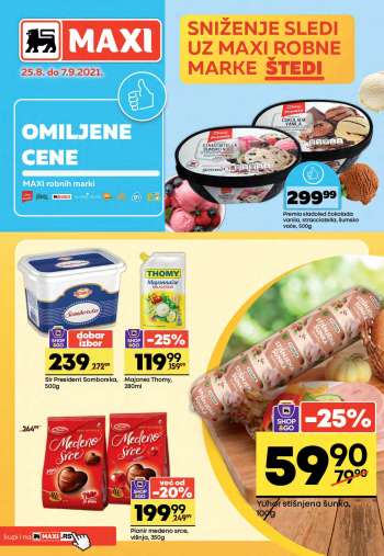 Maxi katalog - 25.08.2021 - 07.09.2021.