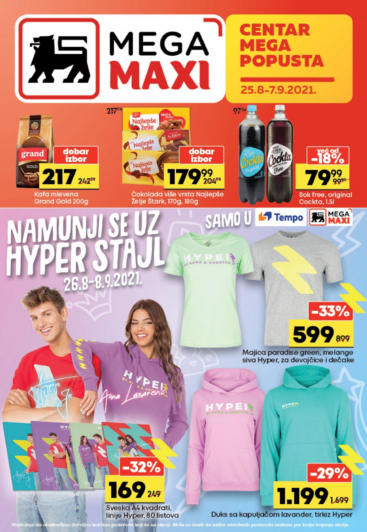 Mega Maxi katalog - 25.08.2021 - 07.09.2021. Stranica 1