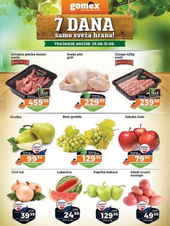 Gomex katalog - 25.08.2021 - 31.08.2021.