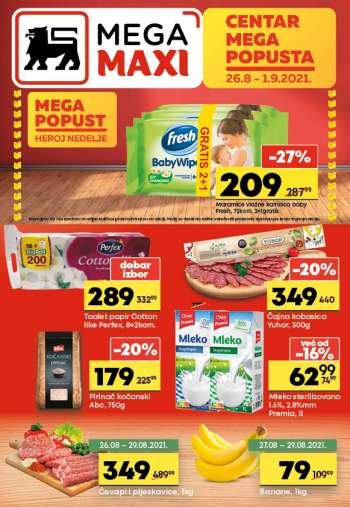 Mega Maxi katalog - 26.08.2021 - 01.09.2021.
