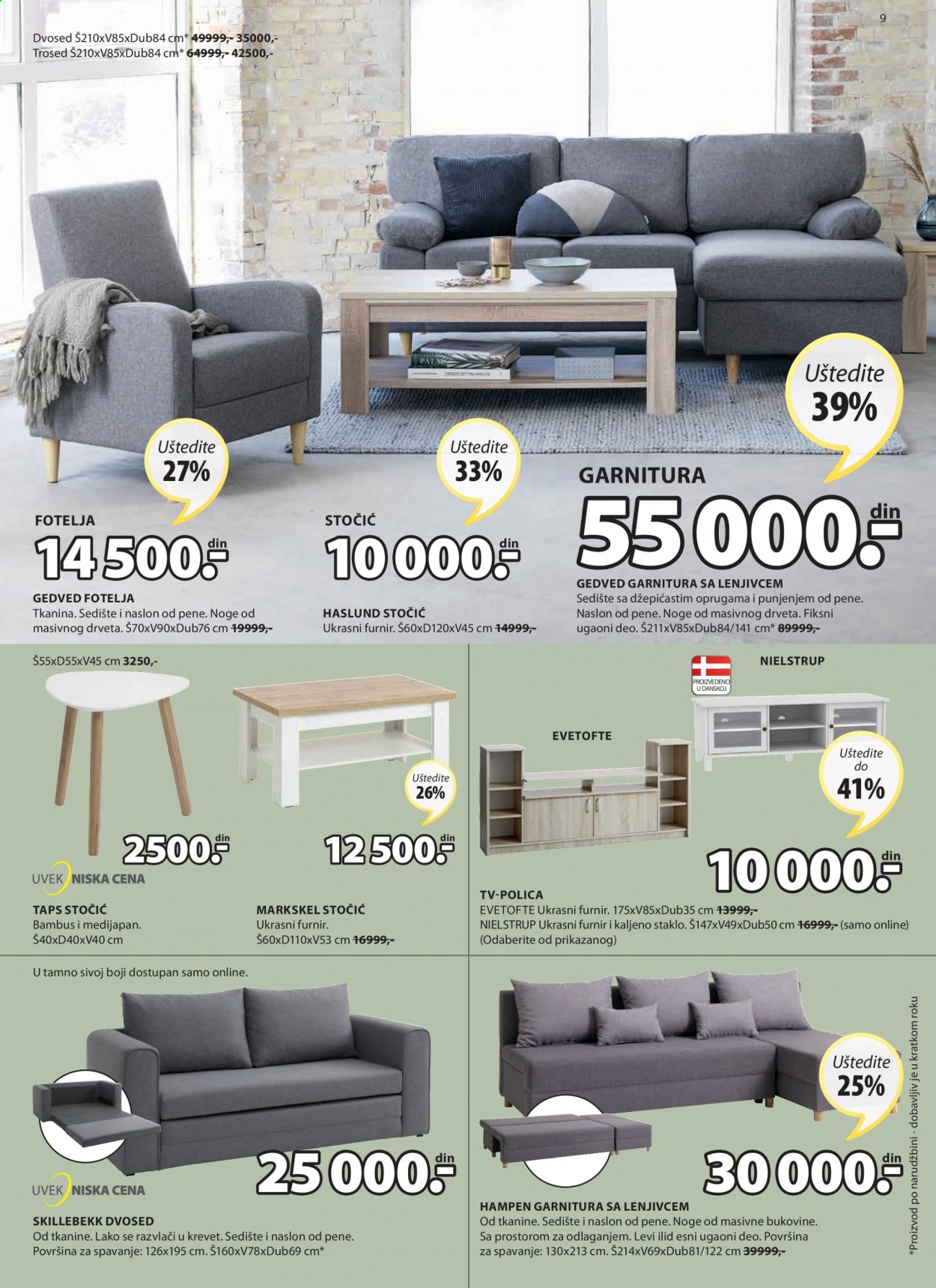 JYSK katalog - 26.08.2021 - 08.09.2021. Stranica 9