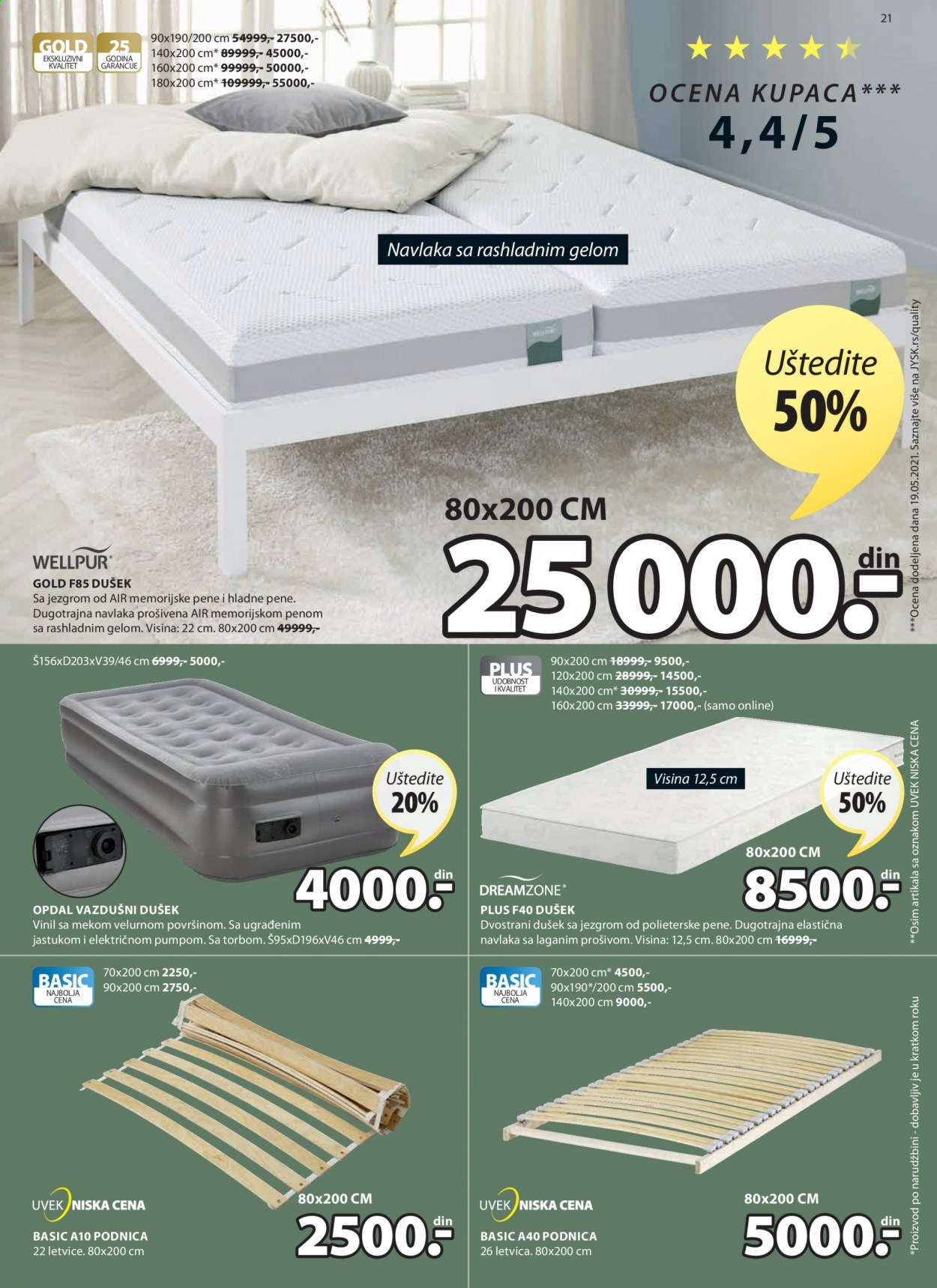 JYSK katalog - 26.08.2021 - 08.09.2021. Stranica 21