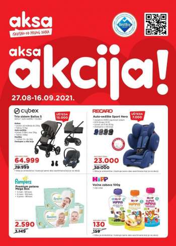Aksa katalog - 27.08.2021 - 16.09.2021.
