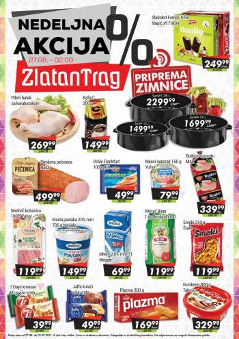 Zlatan Trag katalog - 27.08.2021 - 02.09.2021.