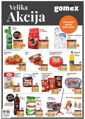 Gomex katalog - 27.08.2021 - 09.09.2021.