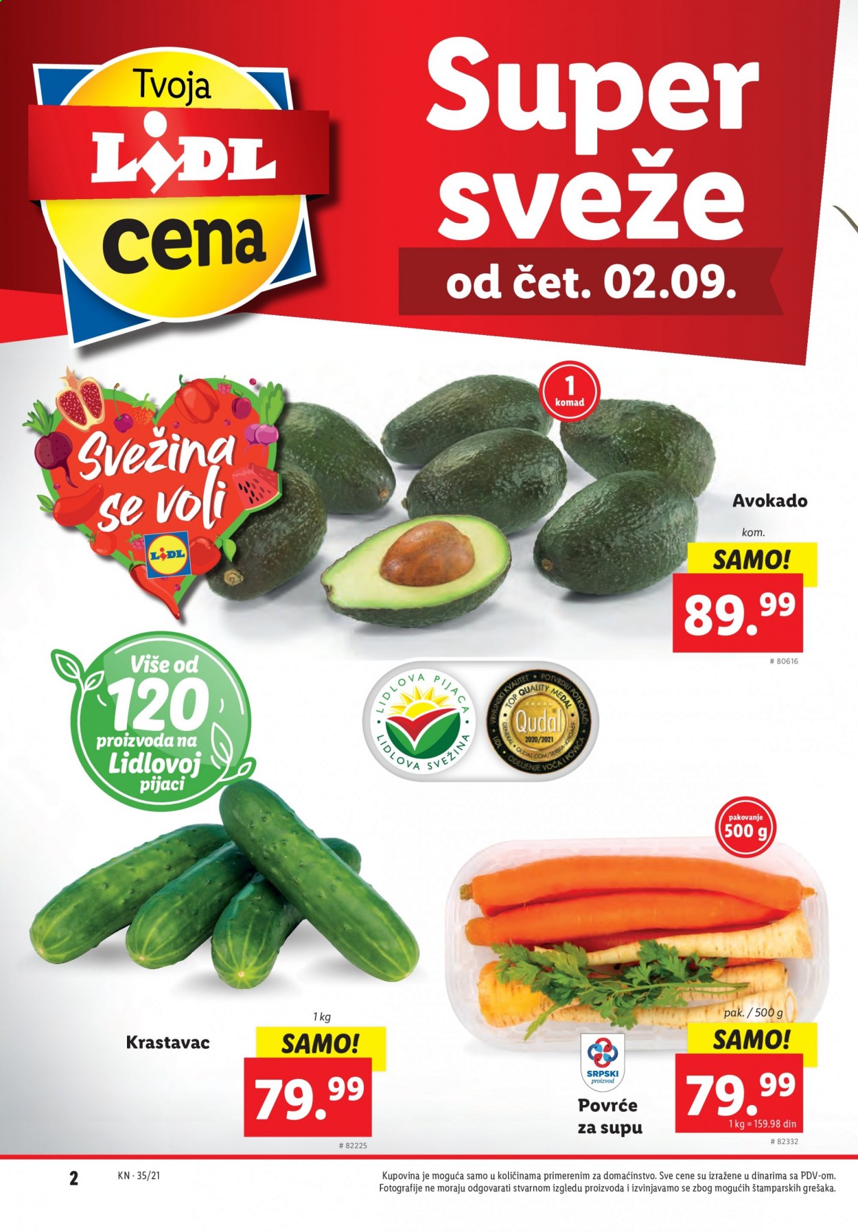 Lidl katalog - 02.09.2021 - 08.09.2021. Stranica 2