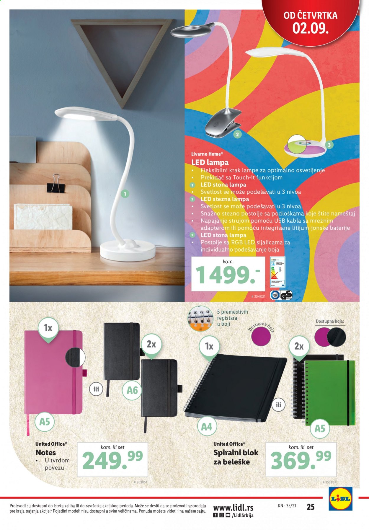 Lidl katalog - 02.09.2021 - 08.09.2021. Stranica 25