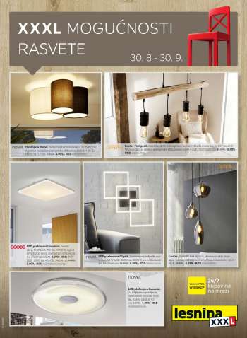 Lesnina XXXL katalog - 30.08.2021 - 30.09.2021.