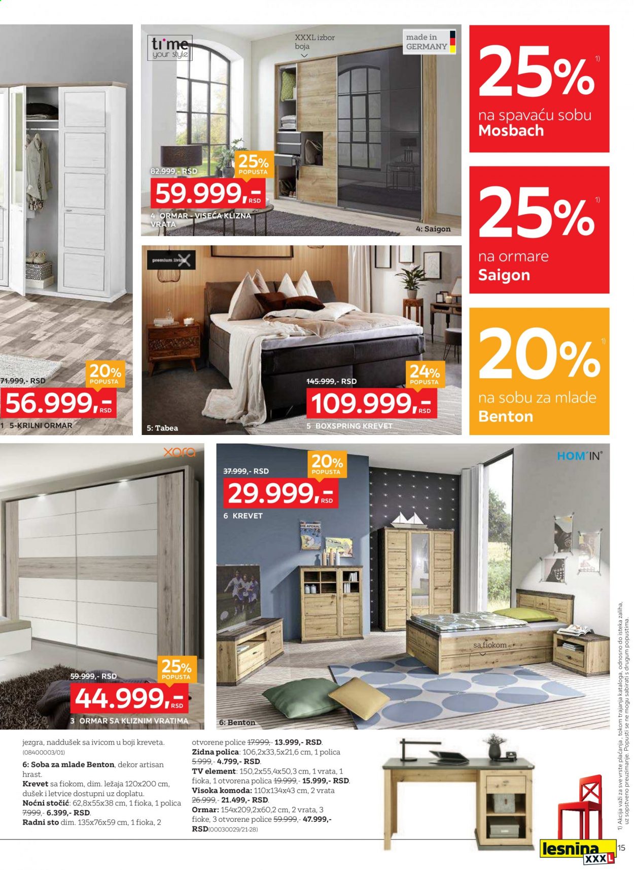 Lesnina XXXL katalog - 30.08.2021 - 26.09.2021. Stranica 15