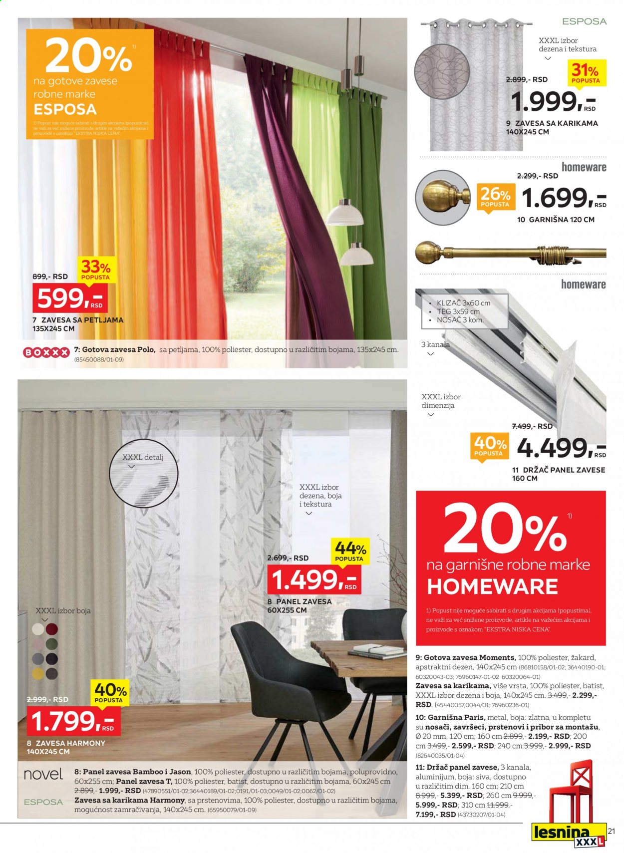 Lesnina XXXL katalog - 30.08.2021 - 26.09.2021. Stranica 21