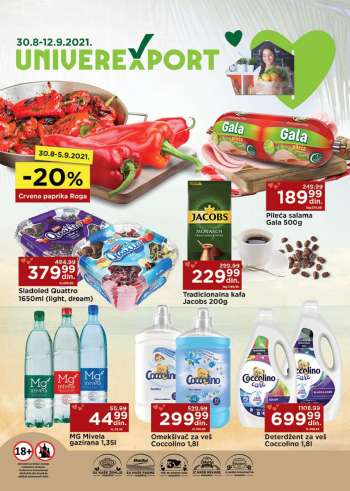 Univerexport katalog - 30.08.2021 - 12.09.2021.