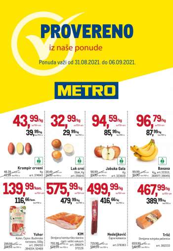 Metro katalog - 31.08.2021 - 06.09.2021.