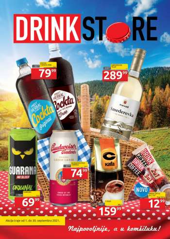 Drink Store katalog - 01.09.2021 - 30.09.2021.