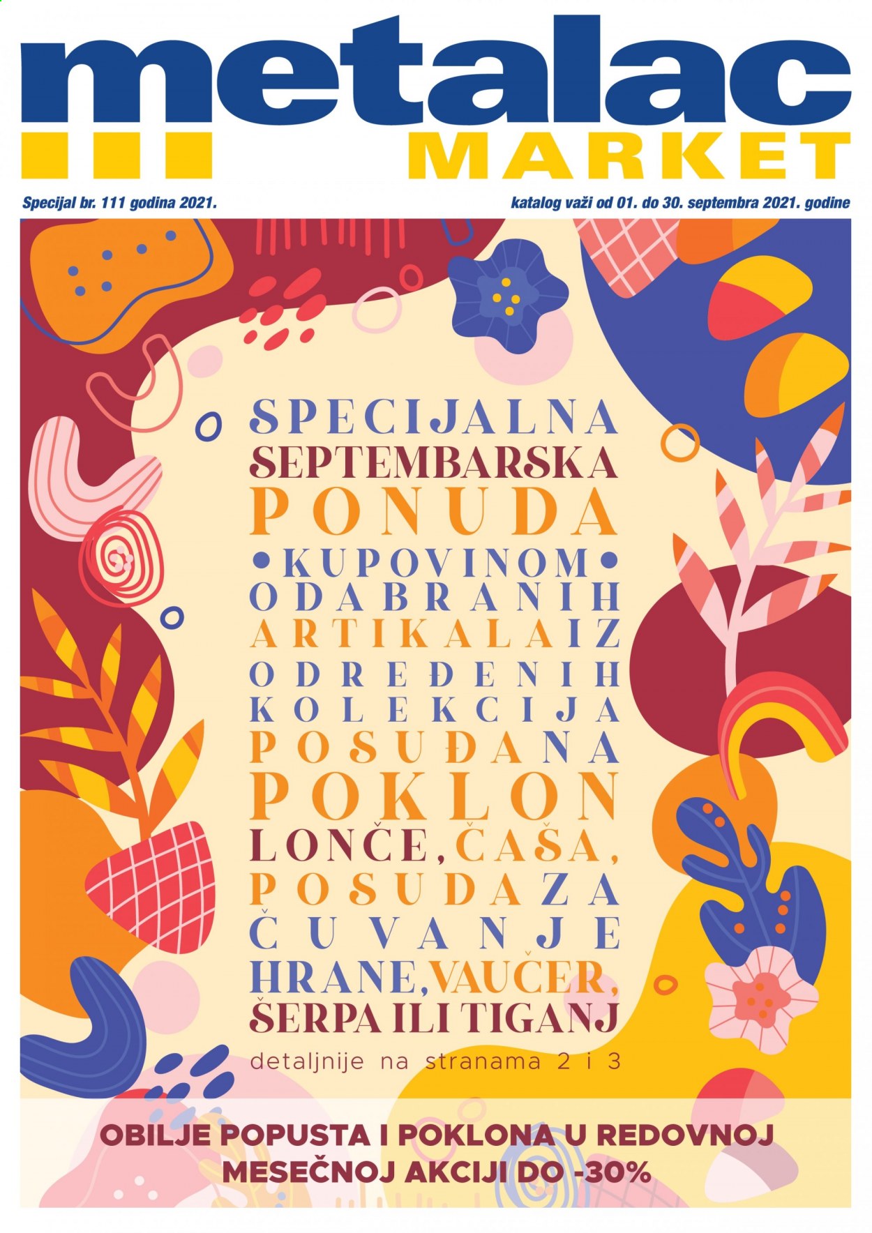 Metalac Market katalog - 01.09.2021 - 30.09.2021. Stranica 1