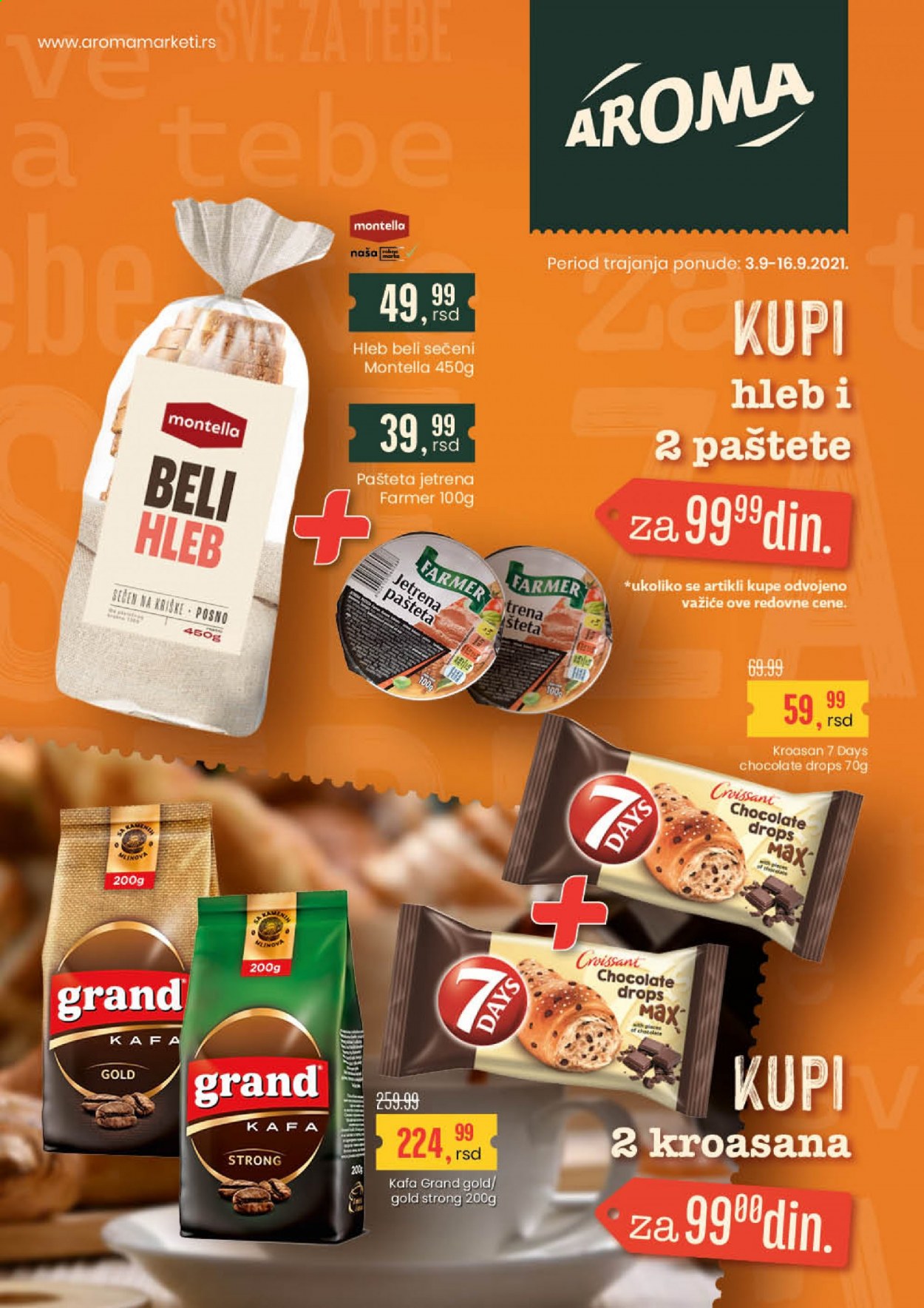 Aroma Market katalog - 03.09.2021 - 16.09.2021. Stranica 1
