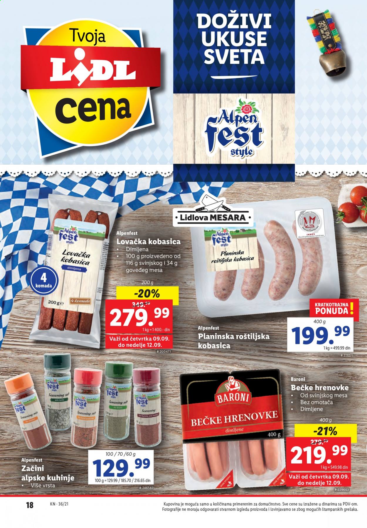 Lidl katalog - 09.09.2021 - 15.09.2021. Stranica 18