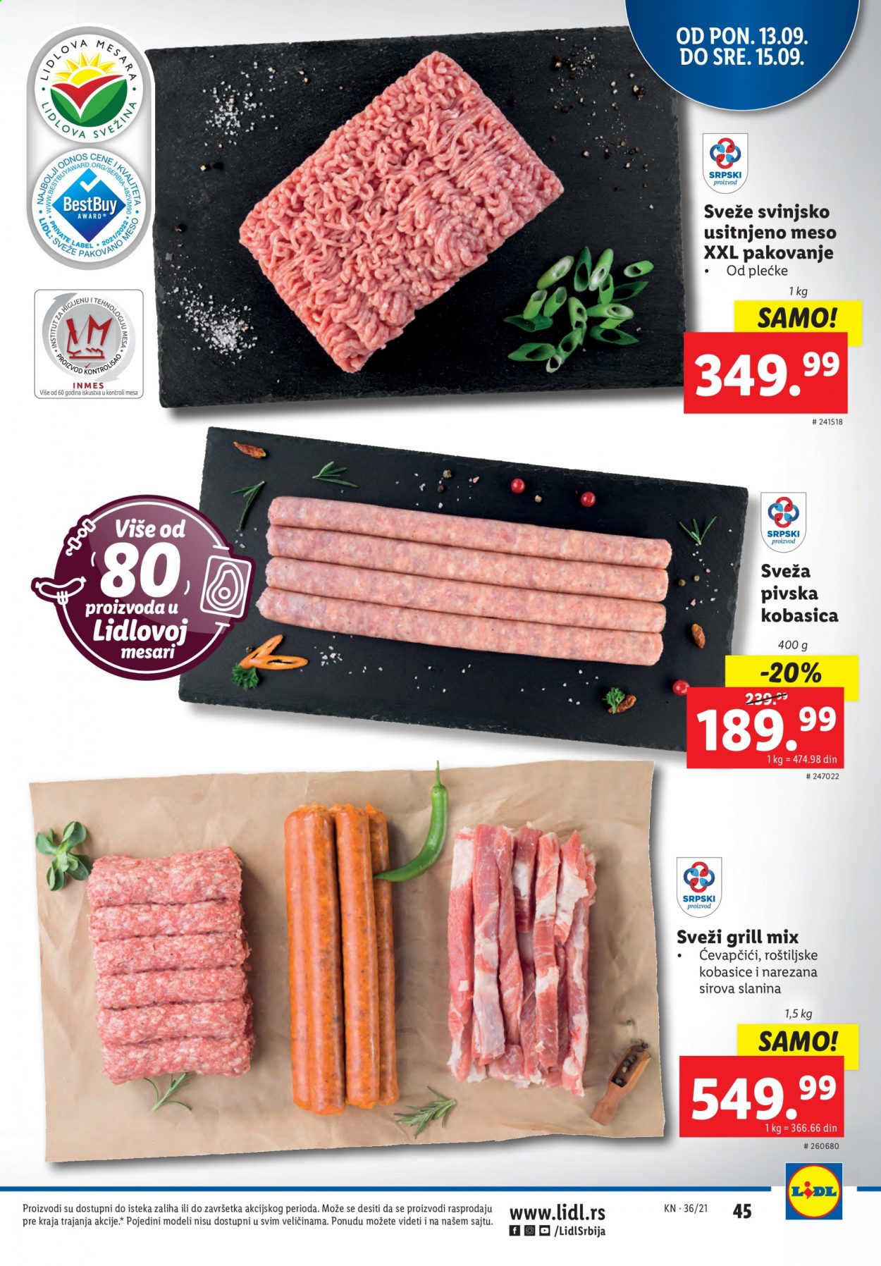 Lidl katalog - 09.09.2021 - 15.09.2021. Stranica 45