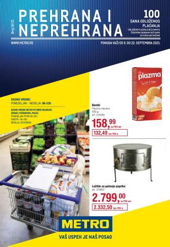 Metro katalog - 09.09.2021 - 22.09.2021.
