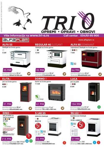 Tri O katalog - 01.09.2021 - 30.09.2021.