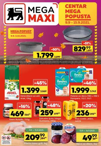 Mega Maxi katalog - 09.09.2021 - 15.09.2021.