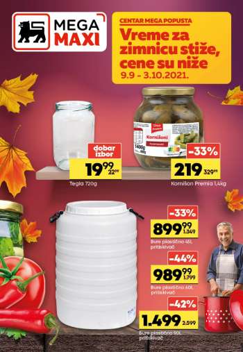 Mega Maxi katalog - 09.09.2021 - 03.10.2021.