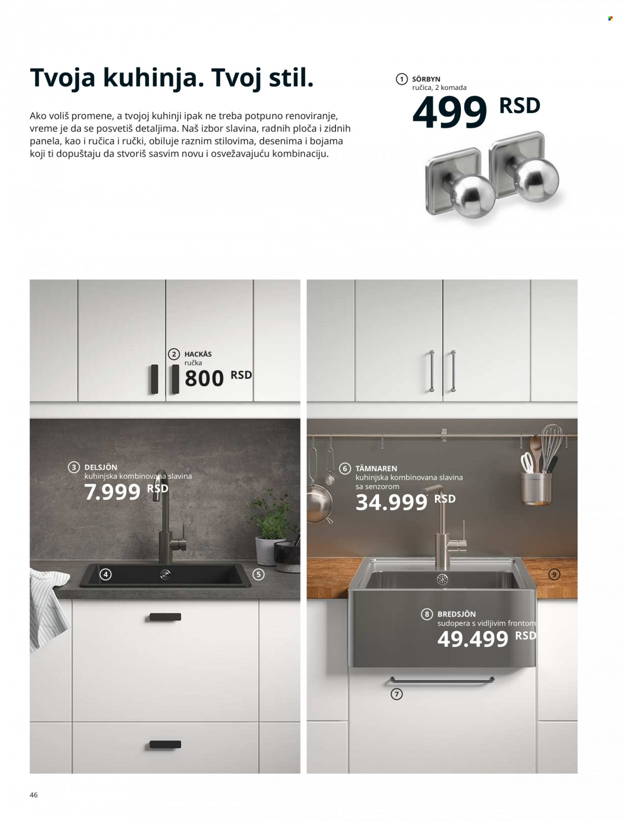 thumbnail - IKEA katalog - Proizvodi na akciji - radna ploča, kuhinja. Stranica 46.
