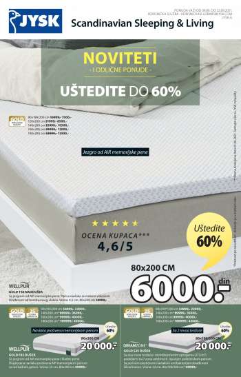 JYSK katalog - 09.09.2021 - 22.09.2021.