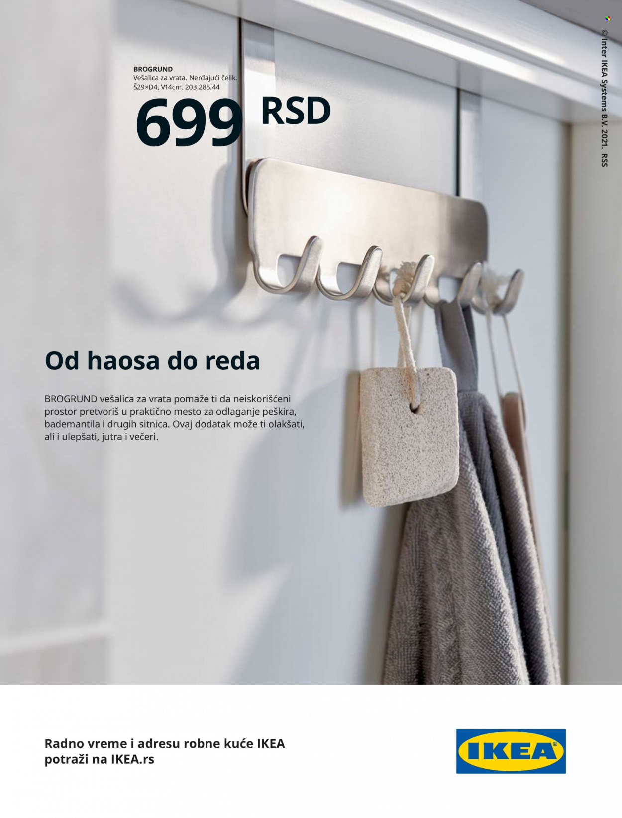 thumbnail - IKEA katalog - Proizvodi na akciji - peškir, vešalica. Stranica 36.