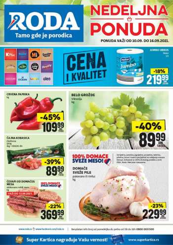 Roda katalog - 10.09.2021 - 16.09.2021.