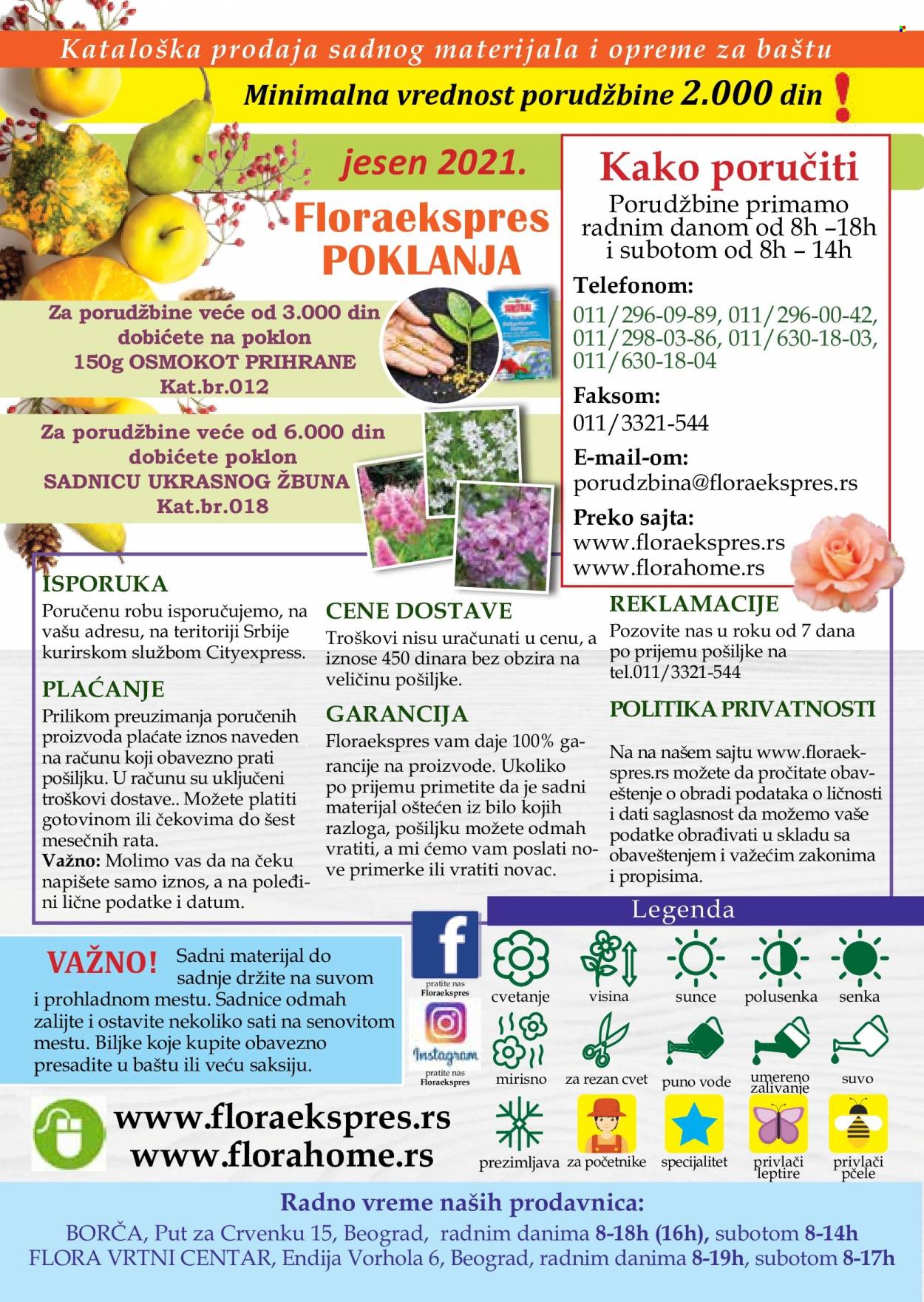Flora Ekspres katalog. Stranica 2
