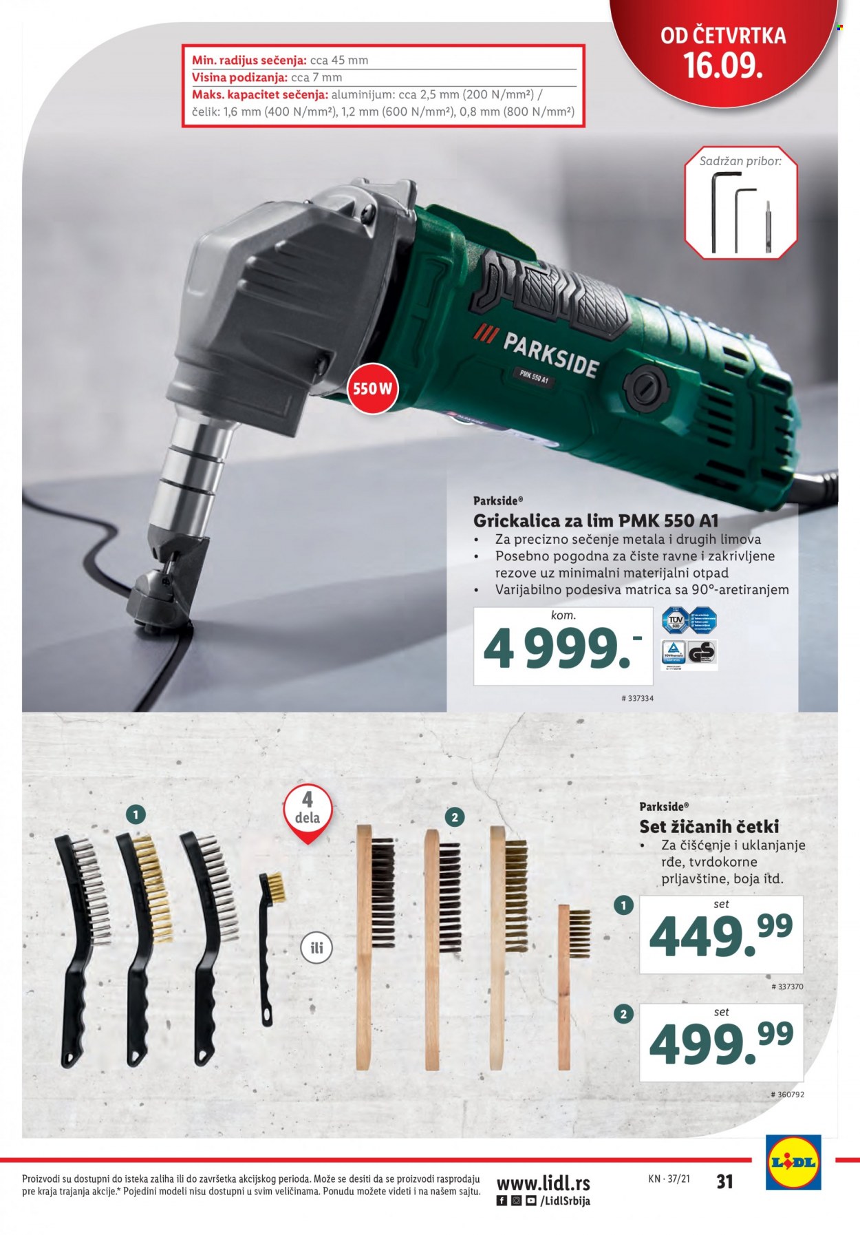 Lidl katalog - 16.09.2021 - 22.09.2021. Stranica 31