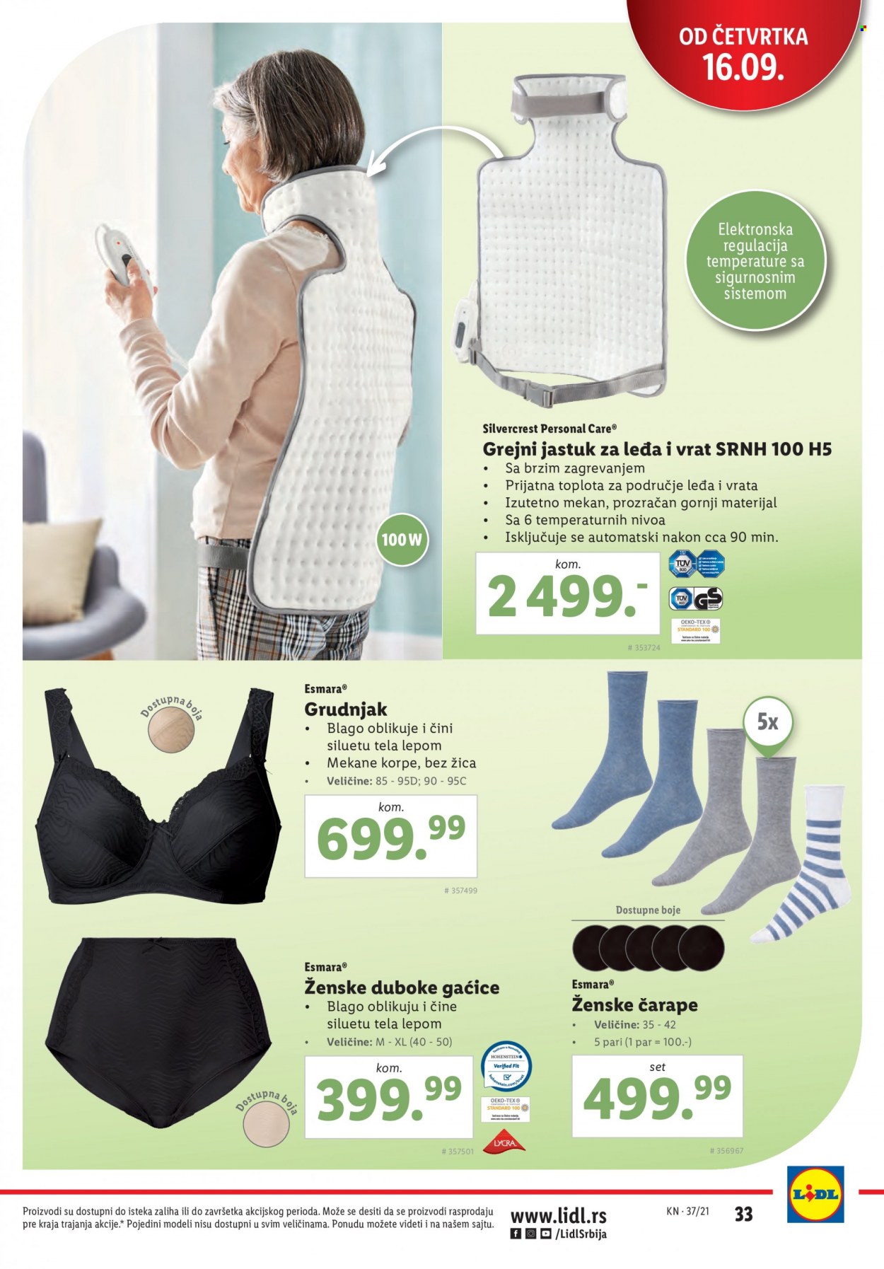 Lidl katalog - 16.09.2021 - 22.09.2021. Stranica 33