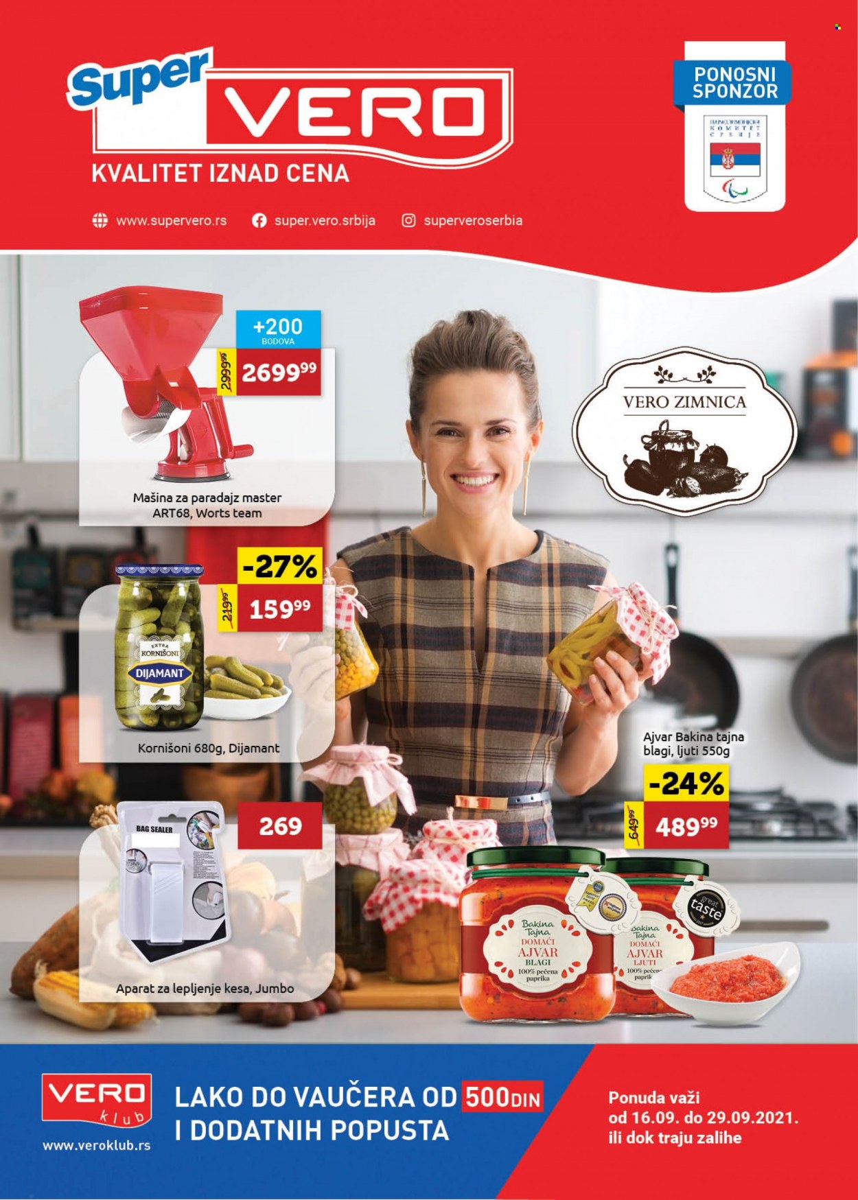 SuperVERO katalog - 16.09.2021 - 29.09.2021. Stranica 1