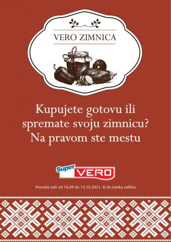 SuperVERO katalog - 16.09.2021 - 13.10.2021.
