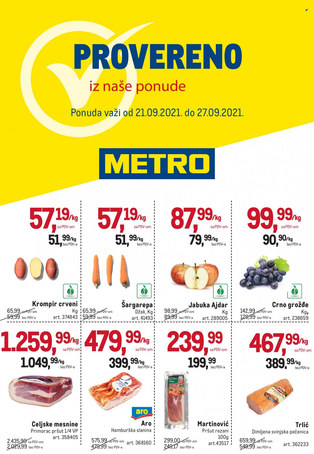 Metro katalog - 21.09.2021 - 27.09.2021. Stranica 1