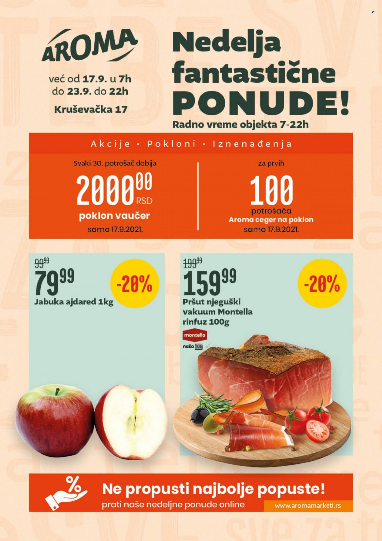 Aroma Market katalog - 17.09.2021 - 23.09.2021. Stranica 1