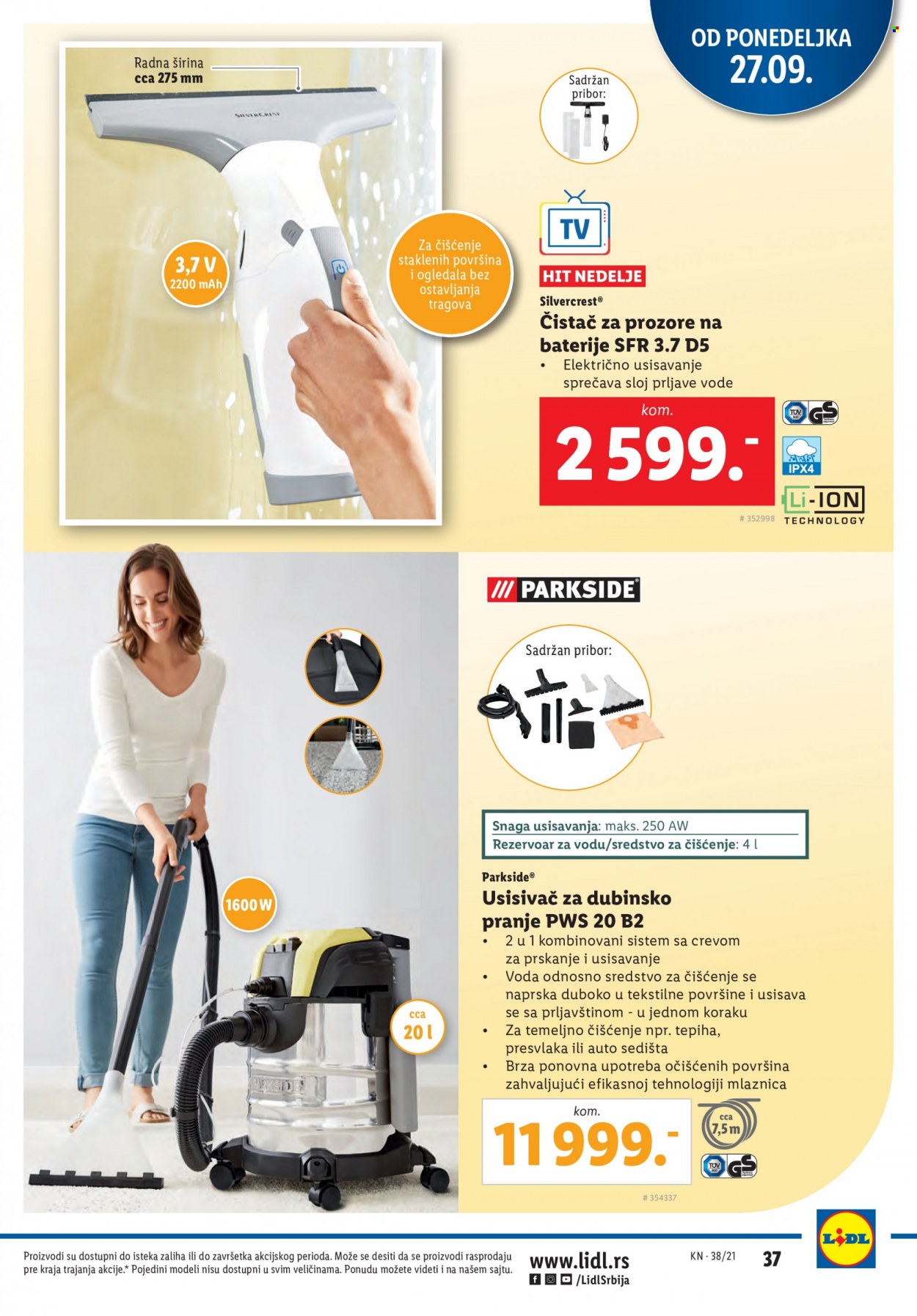Lidl katalog - 23.09.2021 - 29.09.2021. Stranica 37