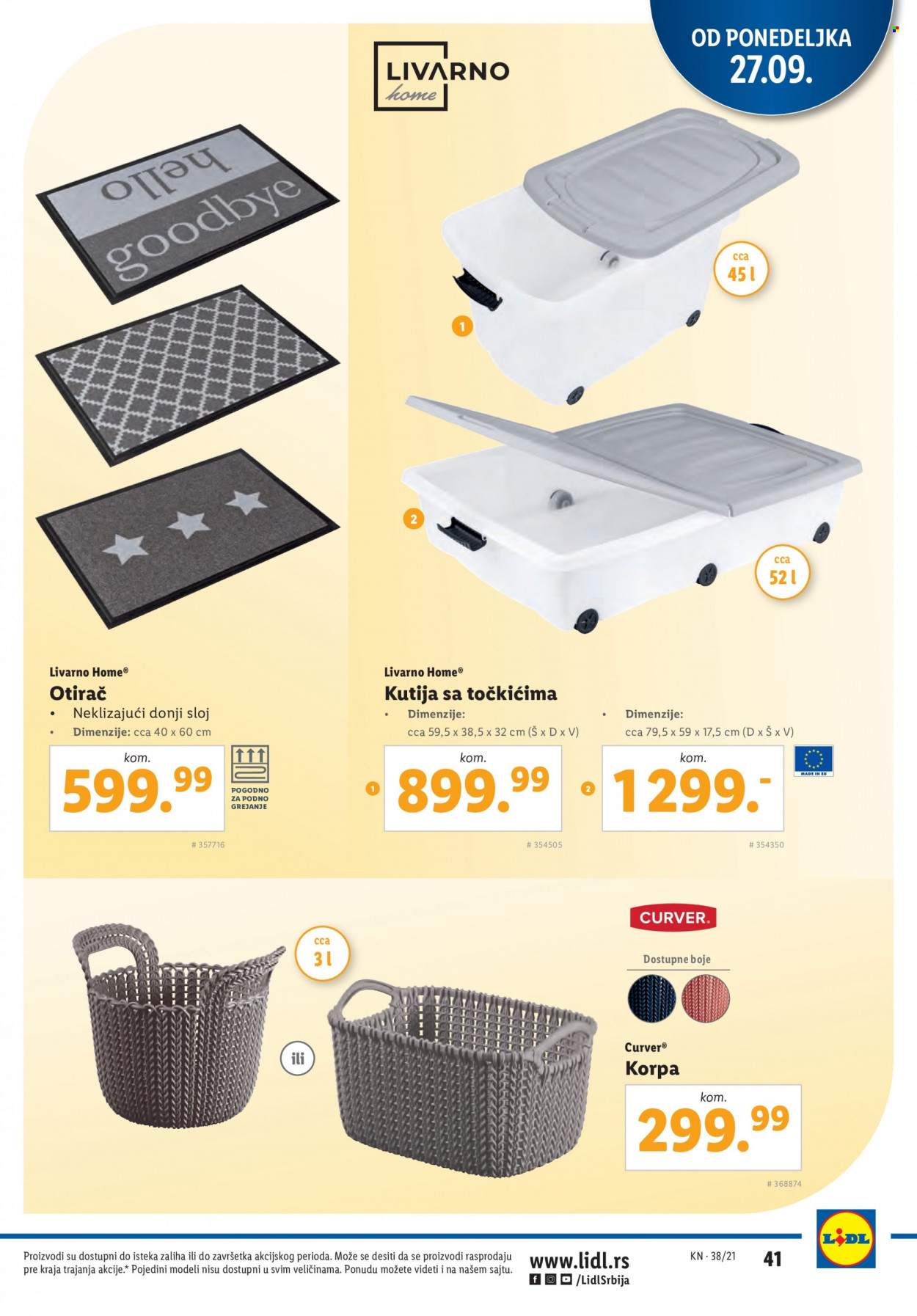 Lidl katalog - 23.09.2021 - 29.09.2021. Stranica 41